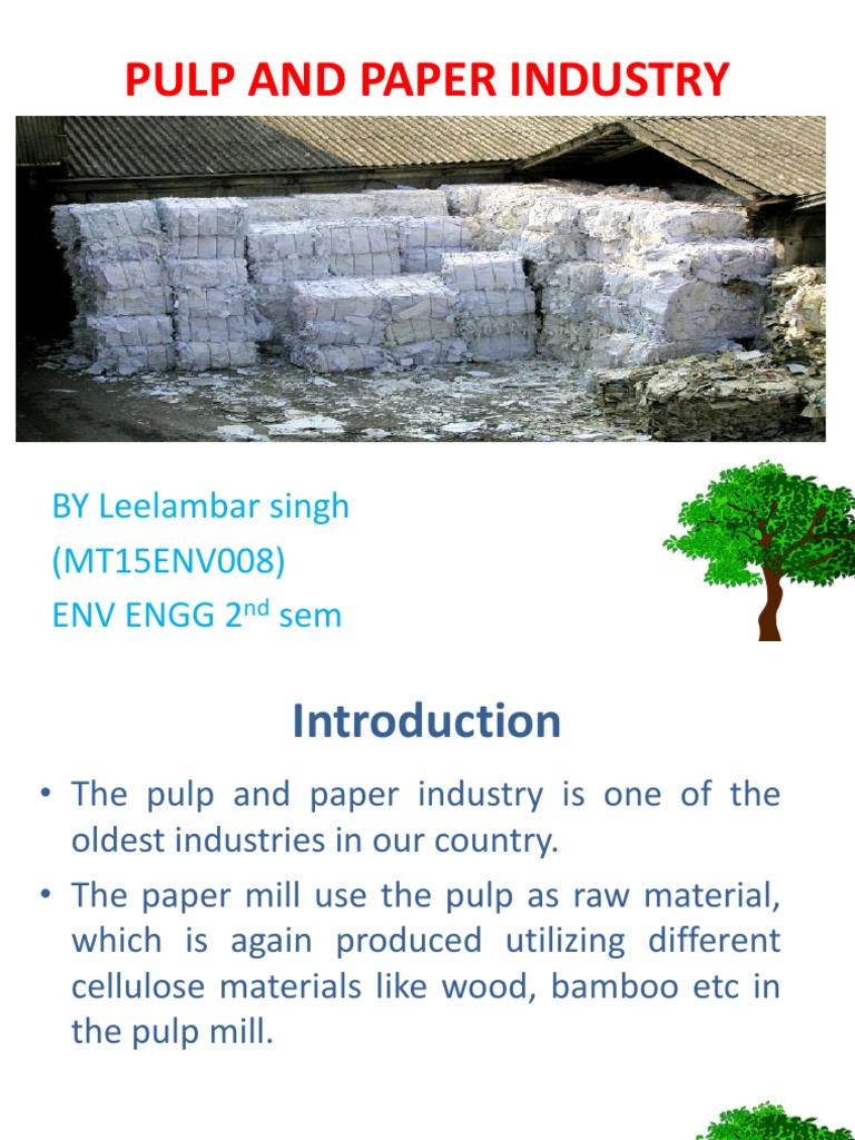 Pulp and Paper Industry Waste Treatment | PDF | Pulp (Paper) | Paper