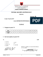 Provimi I Matematikes (Profesional)