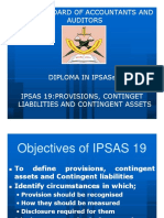 IPSAS 19 - Provisions and Contingencies