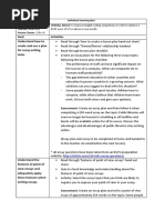 Individual Learning Plan