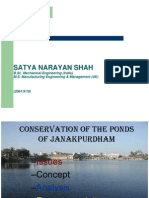 Conservation and Development of The Ponds of Janakpurdham