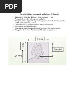 Cerințe Față De Poza Pentru Diploma De Licență Docx