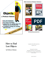 How to Find Lost Objects