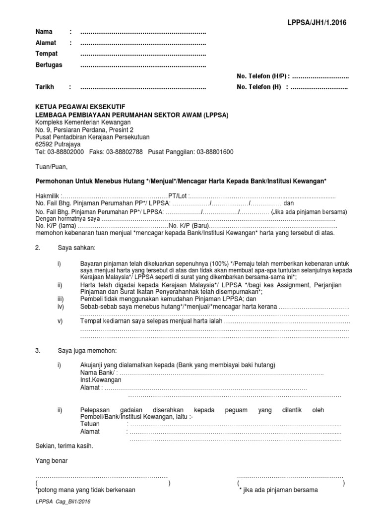 Borang Jh1 Pdf Pdf