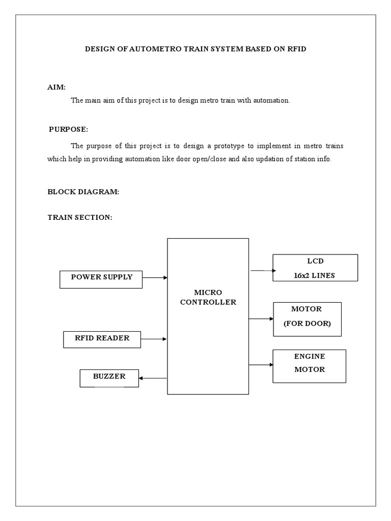 Rfid Tokens For Metro Trains | PDF | Radio Frequency Identification ...