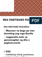 Mga Panitikang Pasalindila