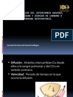 Principios Físicos Del Intercambio Gaseoso, Difusion De