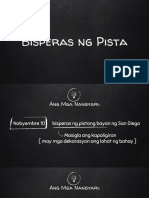 Bisperas NG Pista