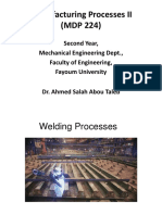 10) Manufacturing Processes II Welding II