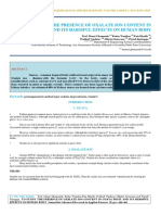 Iaetsd-jaras-To Study The Presence of Oxalate Ion Content in Guava Fruit and Its Harmful Effects On Human Body