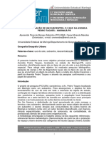 Caracterização de Um Subcentro: o Caso Da Avenida Pedro Taques - Maringá-Pr