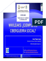 Caso Wikileaks Ejemplo Ciberguerra Social