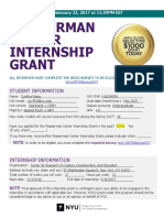 Apply for the Wasserman Center Internship Grant by February 23