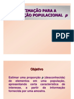 Estimacao Da Proporcao