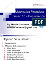 Matemática Financiera Sesión 13