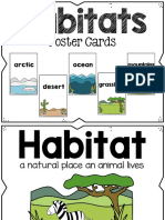 Habitats Poster Cards