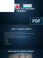 Welcome To Pahang Cement