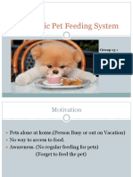 Automatic Pet Feeding System: Group 13