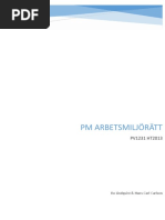 PM Arbetsmiljörätt