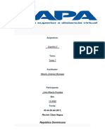 Tarea 7 de Espanol II