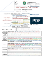 Evolução de Enfermagem IPU Exemplos 2017