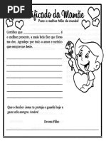 Diploma Dia Das Mães