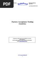 Factory Acceptance Testing Guideline Process - NoRestriction