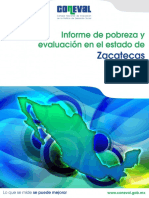 Informe de Pobreza y Evaluación en El Estado de Zacatecas 2012