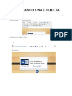 Agregando Una Etiqueta