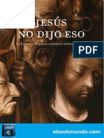 Jesus No Dijo Eso - Bart D. Ehrman PDF