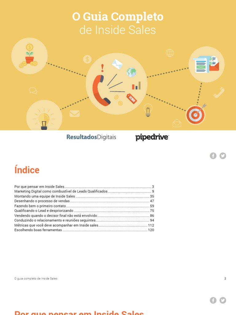Guia Completo de Inside Sales PDF | PDF | Marketing | Marketing digital