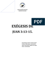 Exégesis Juan 3.13 -15