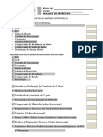 Check List de Documentos (Ficha Do Aluno)