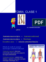 ANATOMIA Clase 1