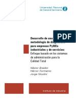 Desarrollo de Una Metodología de Diagnóstico Para Empresas PyMEs