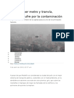 Contaminacion Medellin