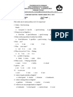 Soal Mid Bhs Ing SMSTR 1 2015