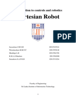 SLIIT EEE Y2S2 Control and Robotics Module Assignment: Cartesian Robot Detailed Report