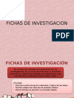Fichas de Investigacion