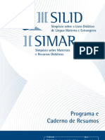 Caderno de Resumos III SILID / II SIMAR