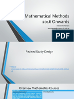 Mathematical Methods 2016 Onwards