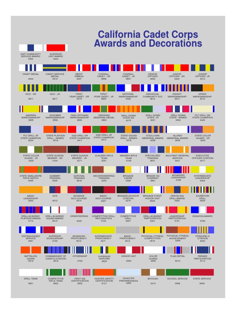 TA 4H6 Ribbon Chart Company (Military Unit) Military Units And