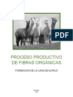 Proceso Productivo de Fibras Organicas