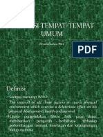 Sanitasi Tempat-Tempat Umum (Pembekalan 2008)