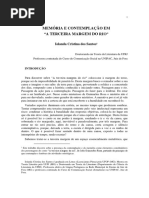Iolanda Cristina Dos Santos - Memória e Contemplação Em a terceira margem do rio
