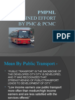 A Combined Effort by PMC & PCMC: PMPML