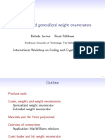 Weight Enumerator 09-05-12 Slides Wcc2009