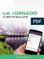 GK Tornado for IBPS PO Mains 2016 Exam