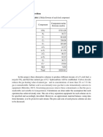 Definition of Separation Problem: Table 1. Molar Flowrate of Each Feed Component