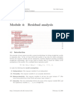 Residual Analysis